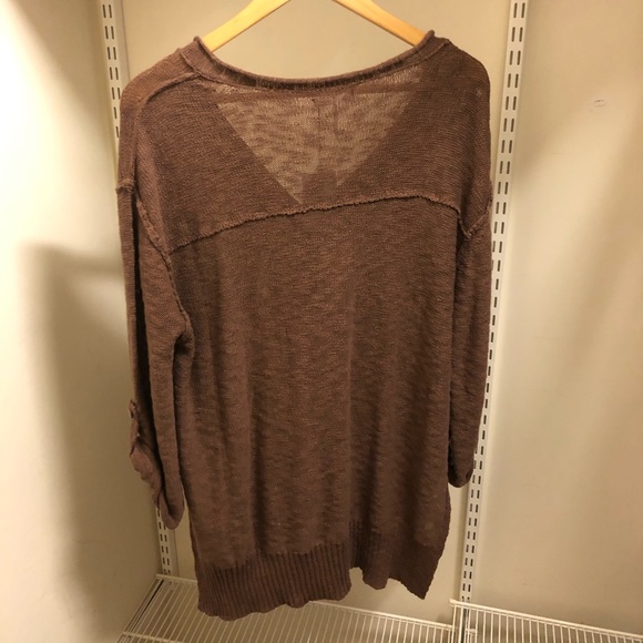 STITCHDROP Slub V Neck Henley - Picture 3 of 3
